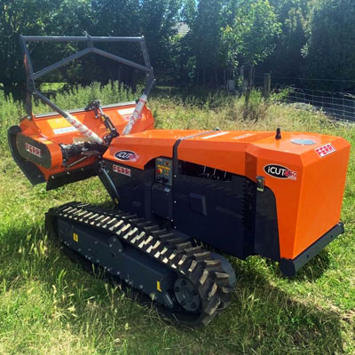 Tracked Remotely Operated Scrub and Gorse Mulcher