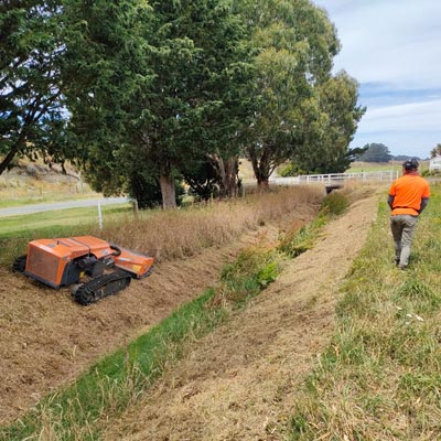 Tracked Remotely Operated Scrub and Gorse Mulcher